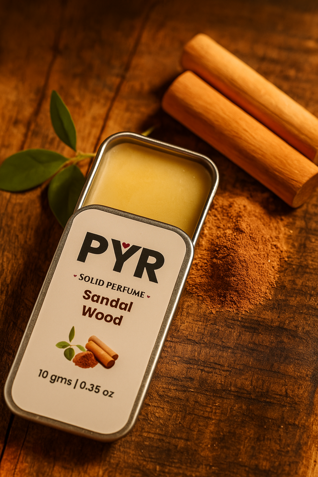 PYR - Sandalwod Long-Lasting & Strong Fragrance - Solid Perfume