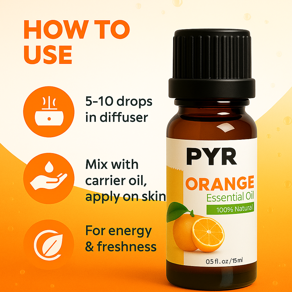 PYR-Orange Sweet & Citrusy Scent - Fragrance Oil (15ml)