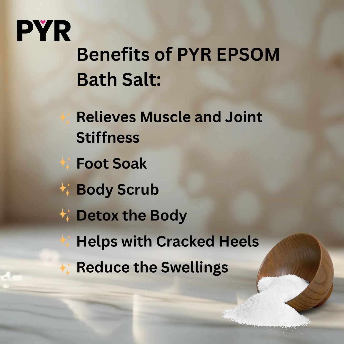 PYR EPSOM Salt (800gm)