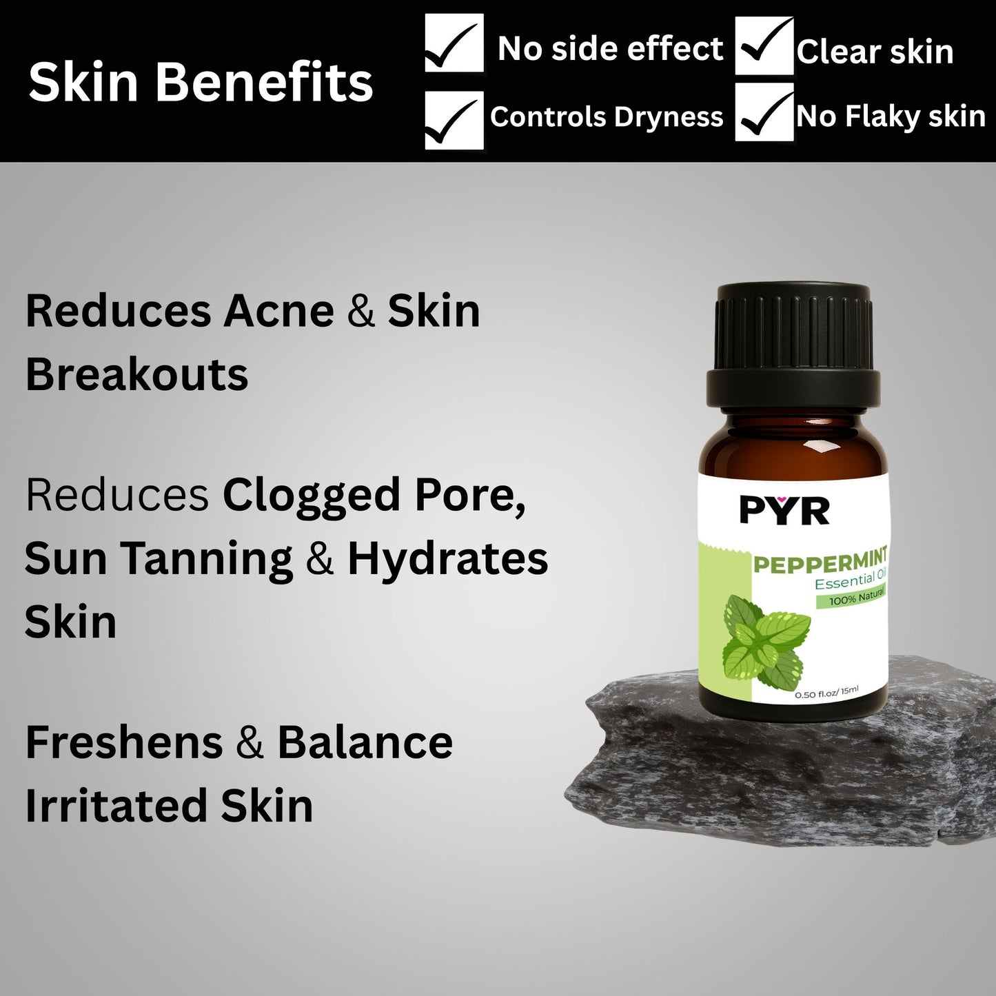PYR-Peppermint Crisp & Cooling Scent - Fragrance Oil (15ml)