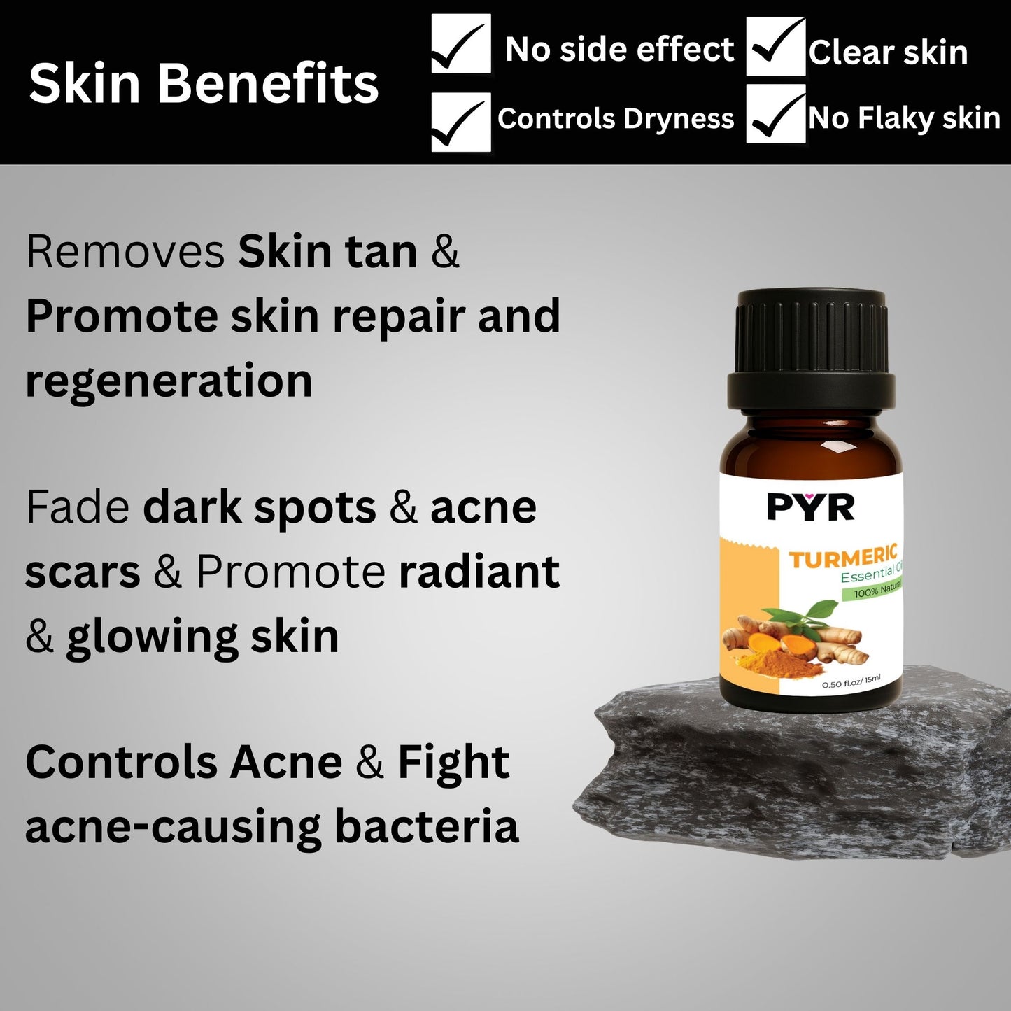 PYR-Turmeric Warm & Earthy Scent - Fragrance Oil (15ml)