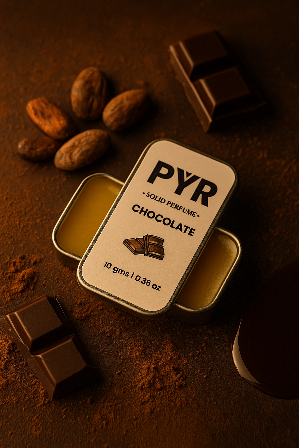 PYR - Chocolate Long-Lasting & Strong Fragrance - Solid Perfume
