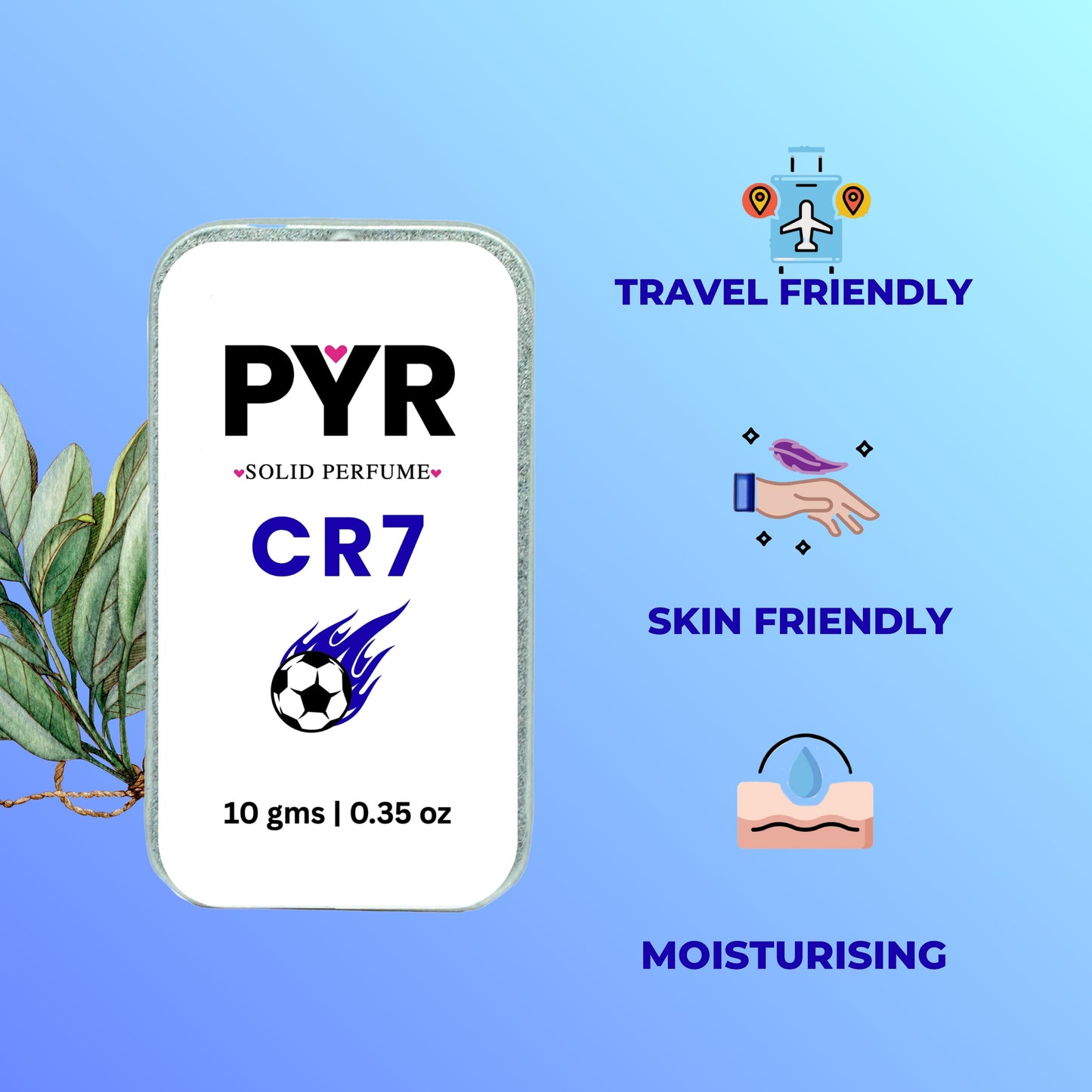 PYR - CR7 Long-Lasting & Strong Fragrance - Solid Perfume