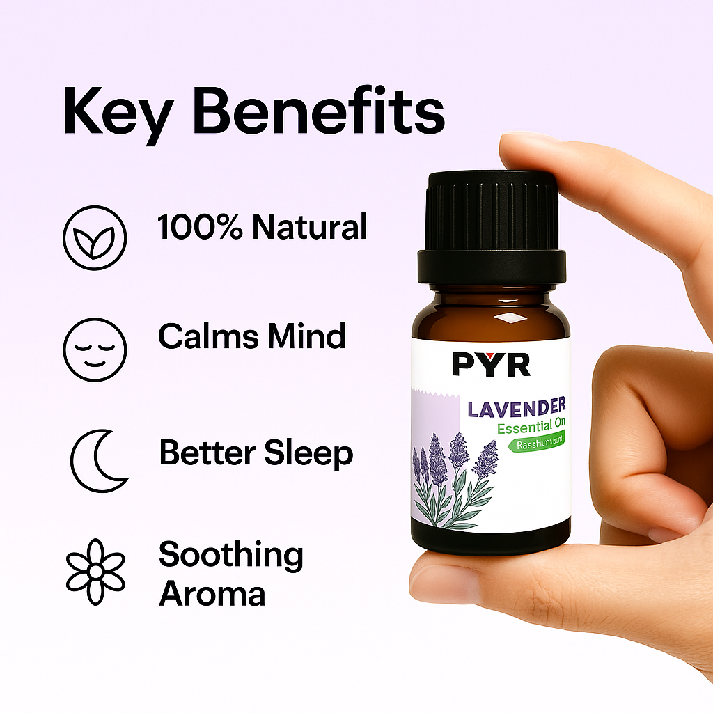 PYR-Lavender Floral & Calming Scent - Fragrance Oil (15ml)