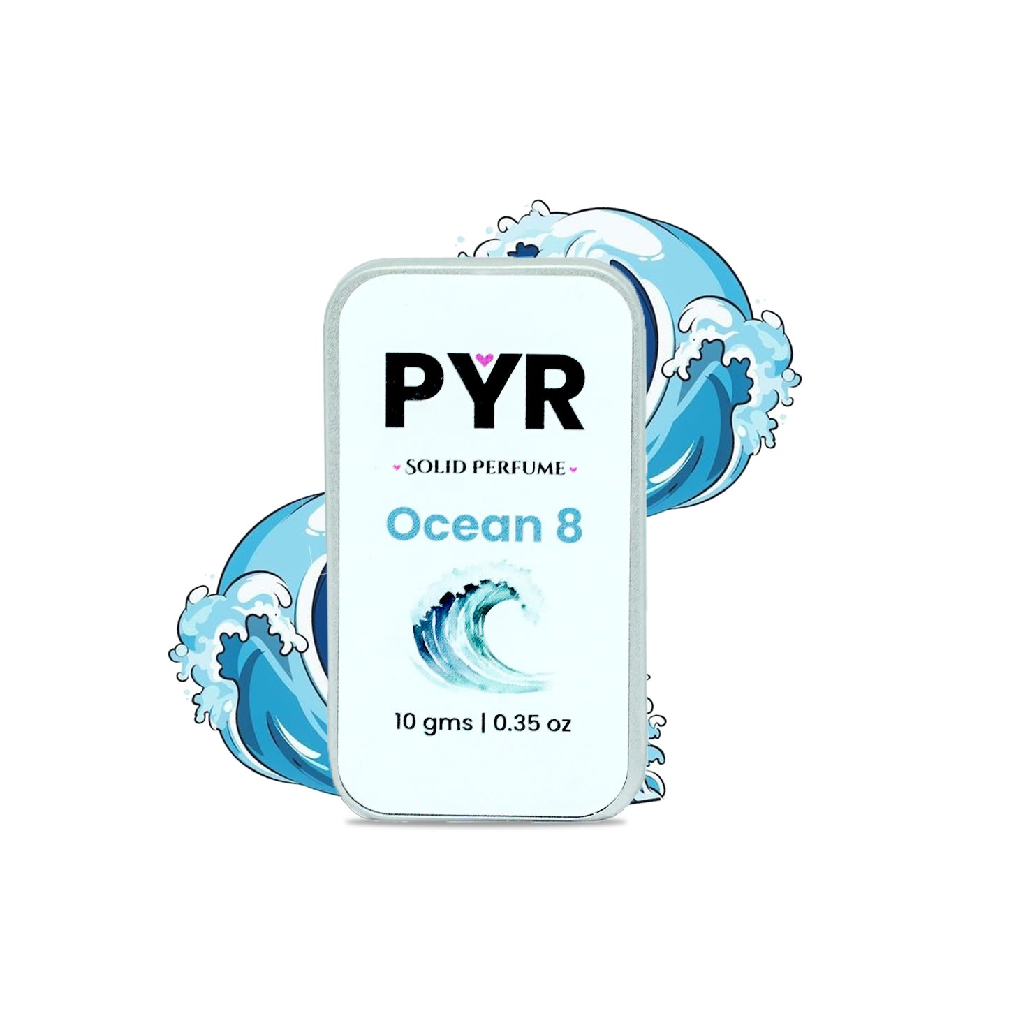 PYR - Ocean 8 Long-Lasting & Strong Fragrance - Solid Perfume