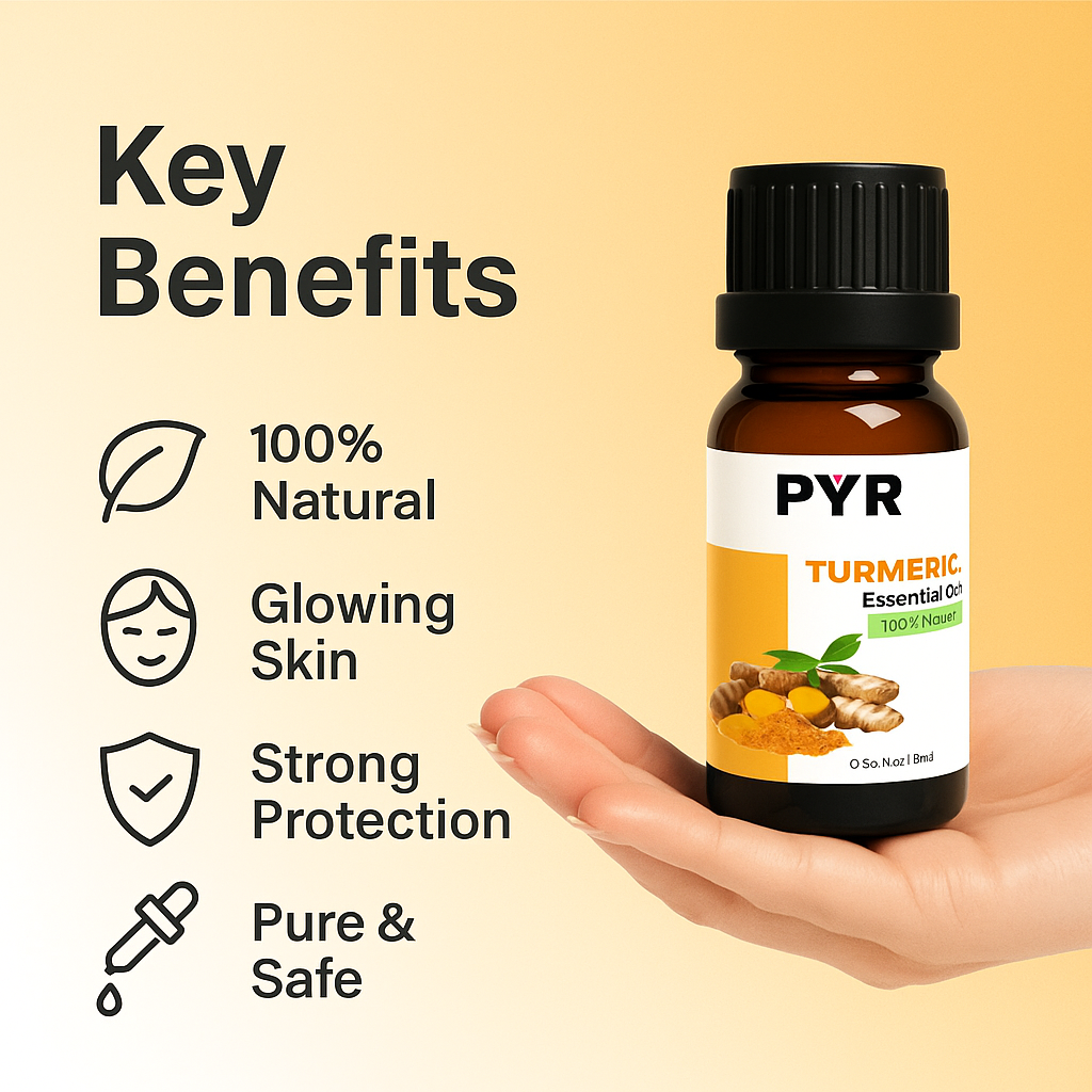 PYR-Turmeric Warm & Earthy Scent - Fragrance Oil (15ml)