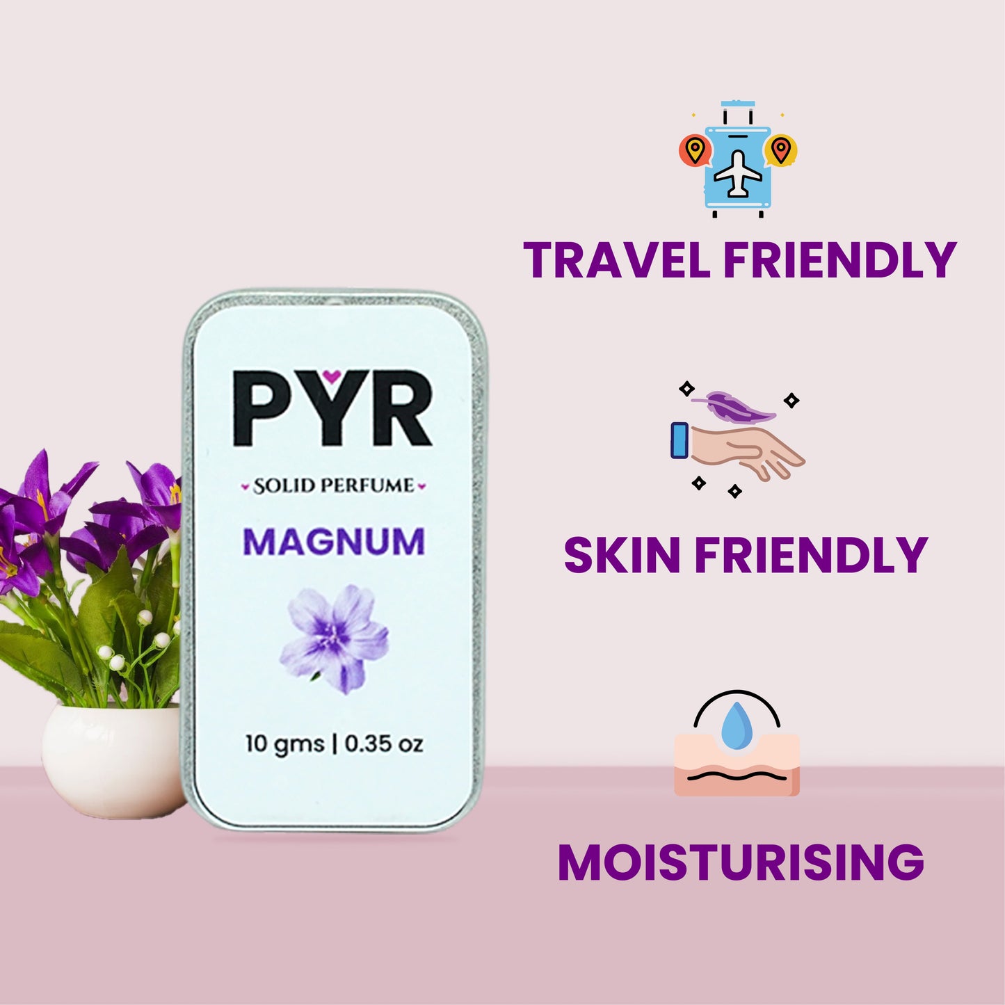 PYR - Magnum Long-Lasting & Strong Fragrance - Solid Perfume