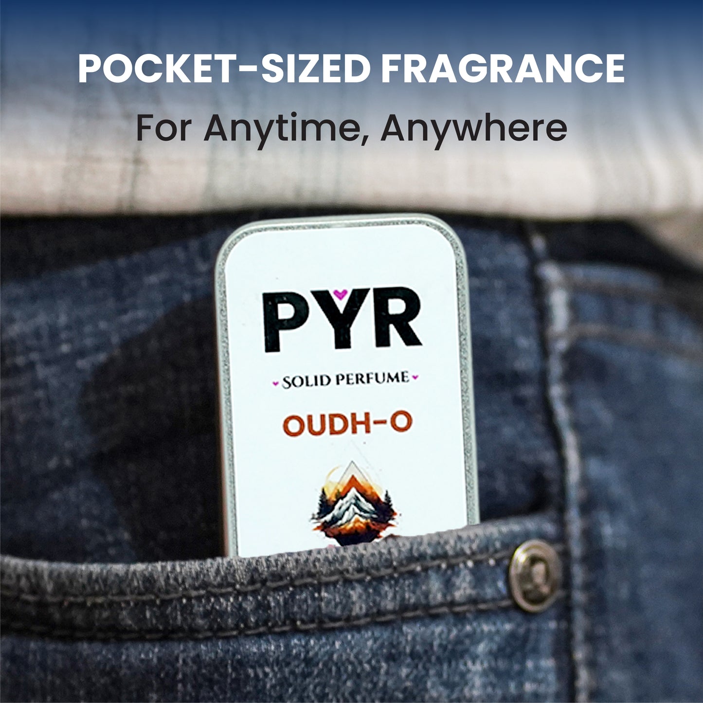 PYR - Oudh-O Long-Lasting & Strong Fragrance - Solid Perfume