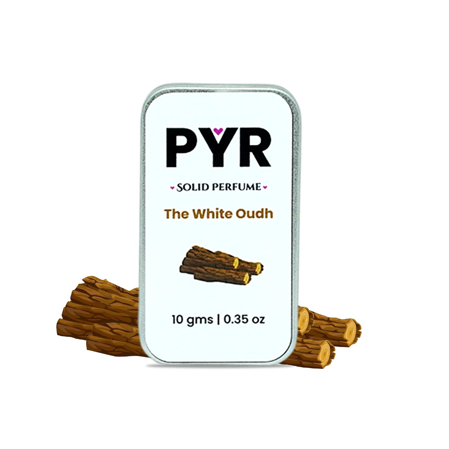 PYR - The White Oudh Long-Lasting & Strong Fragrance - Solid Perfume