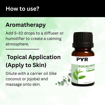 PYR-Eucalyptus Cool & Refreshing Scent - Fragrance Oil (15ml)