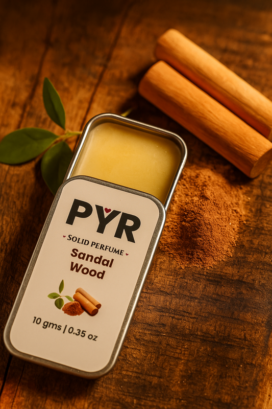PYR - Sandalwod Long-Lasting & Strong Fragrance - Solid Perfume