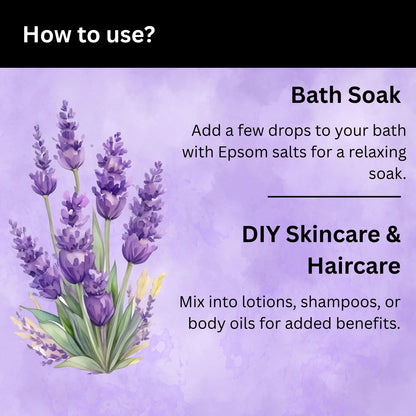 PYR-Lavender Floral & Calming Scent - Fragrance Oil (15ml)