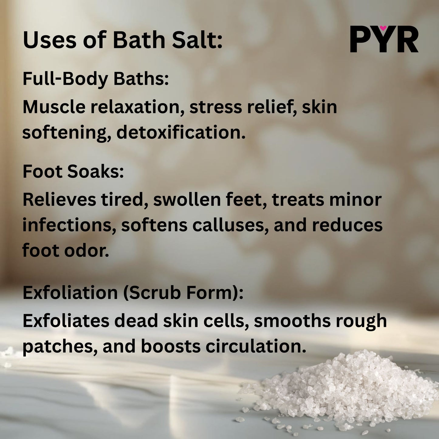 PYR EPSOM Salt (800gm)