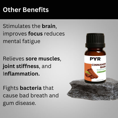 PYR-Cinnamon Warm & Spicy Scent - Fragrance Oil (15ml)