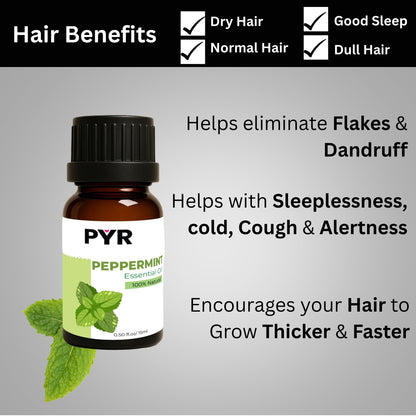 PYR-Peppermint Crisp & Cooling Scent - Fragrance Oil (15ml)