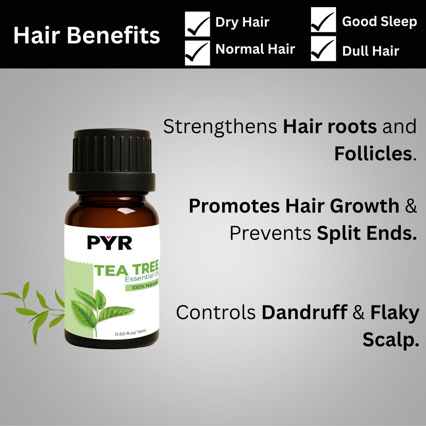 PYR-Tea Tree Clean & Medicinal Scent - Fragrance Oil (15ml)