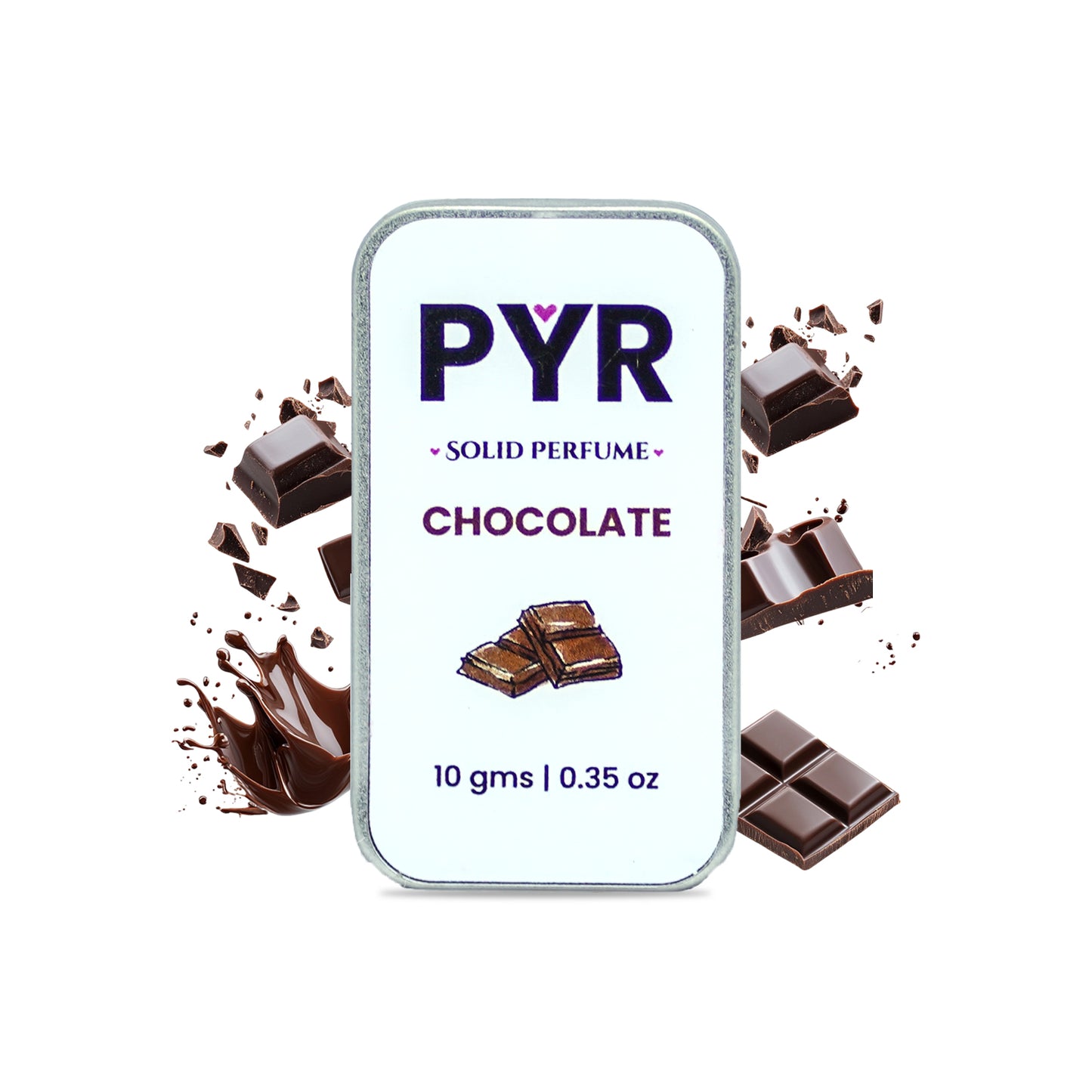 PYR - Chocolate Long-Lasting & Strong Fragrance - Solid Perfume