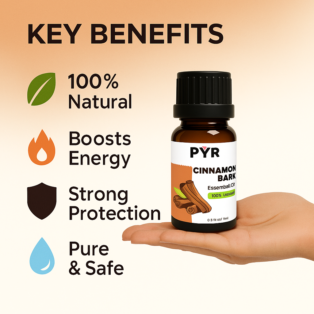 PYR-Cinnamon Warm & Spicy Scent - Fragrance Oil (15ml)