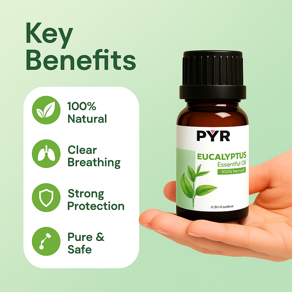 PYR-Eucalyptus Cool & Refreshing Scent - Fragrance Oil (15ml)