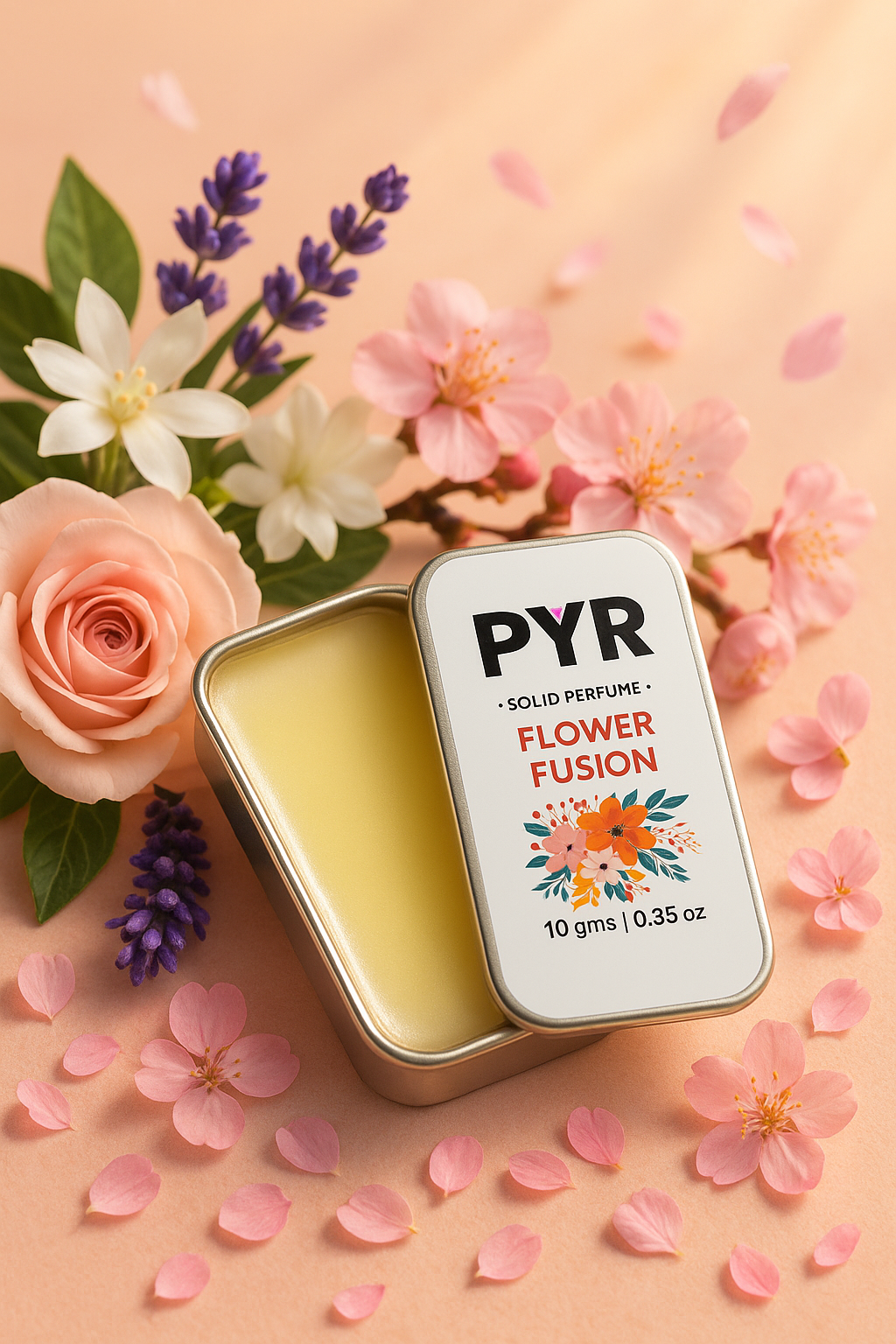 PYR - Flower Fusion Long-Lasting & Strong Fragrance - Solid Perfume