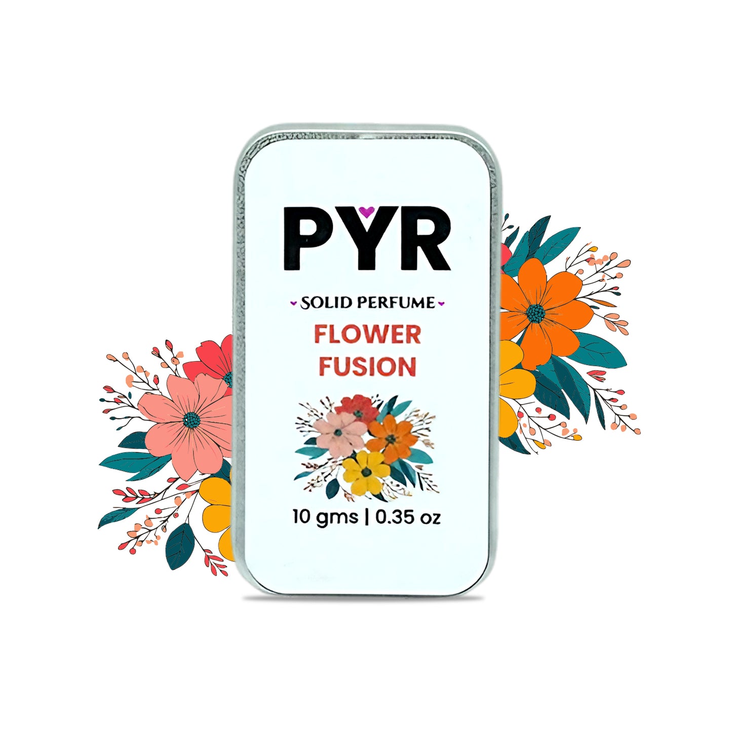 PYR - Flower Fusion Long-Lasting & Strong Fragrance - Solid Perfume