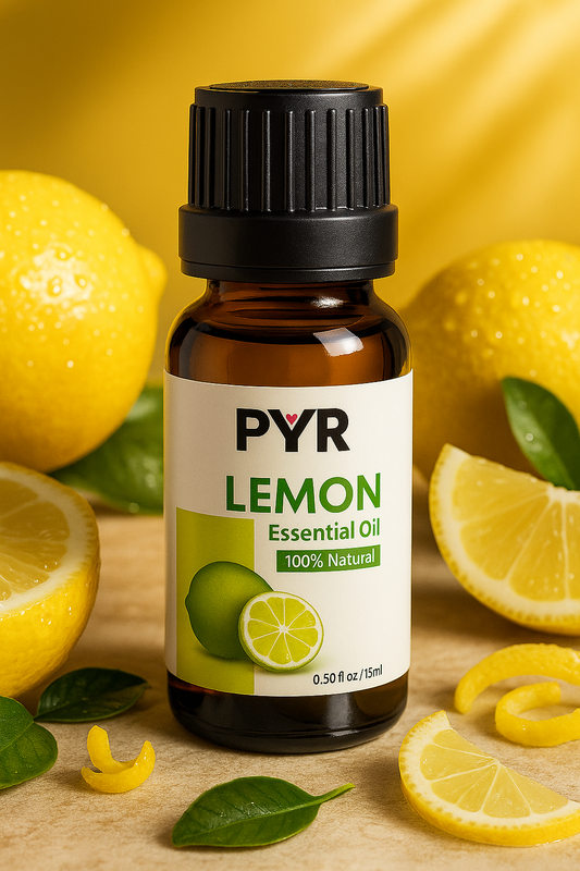 PYR-Lemon Fresh & Uplifting Scent - Fragrance Oil (15ml)
