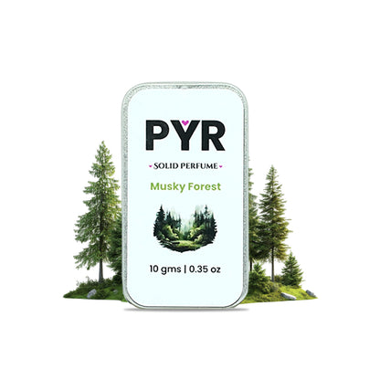 PYR - Musky Forest Long-Lasting & Strong Fragrance - Solid Perfume
