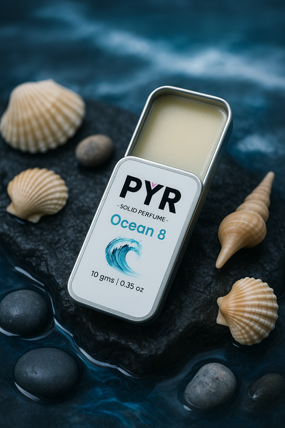 PYR - Ocean 8 Long-Lasting & Strong Fragrance - Solid Perfume