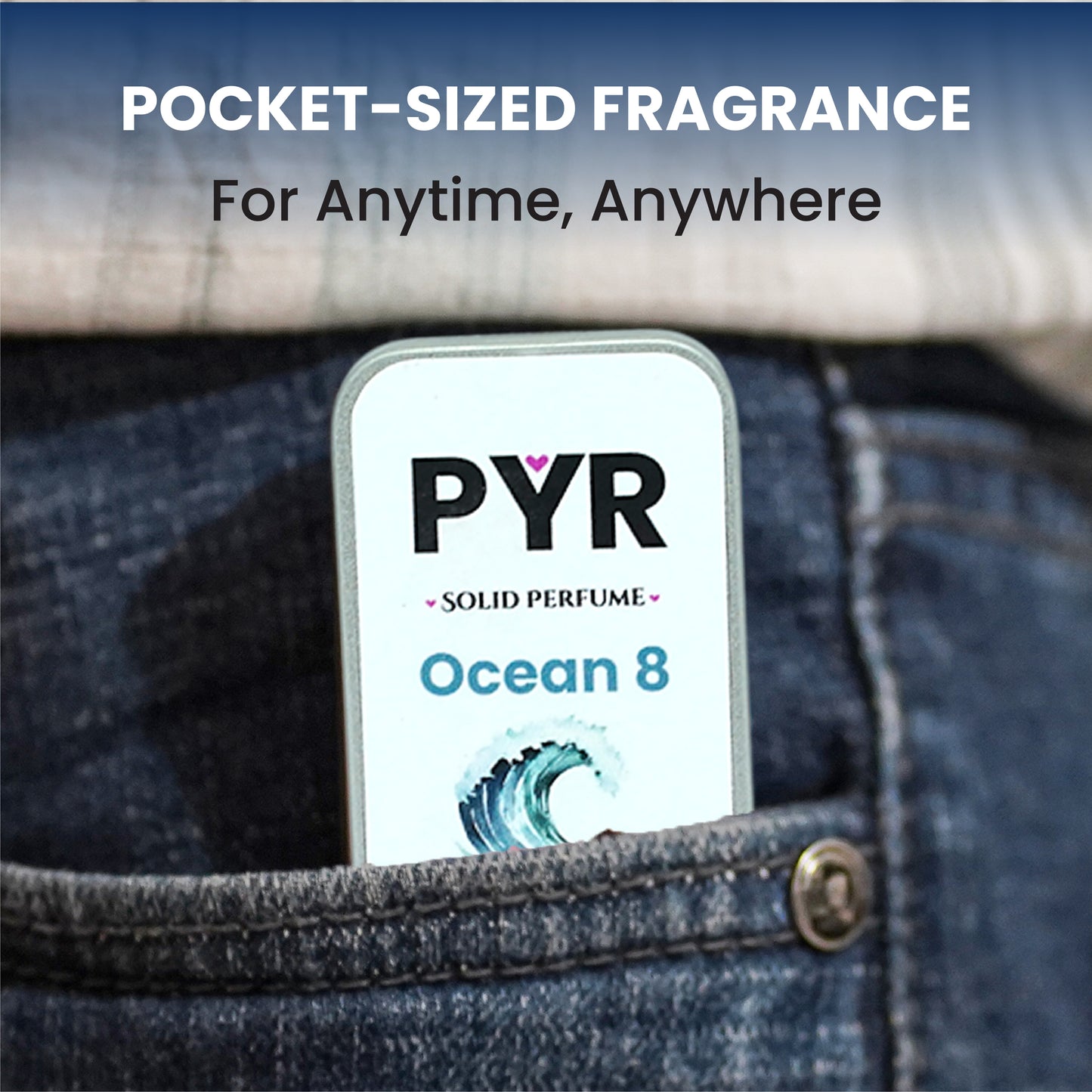 PYR - Ocean 8 Long-Lasting & Strong Fragrance - Solid Perfume