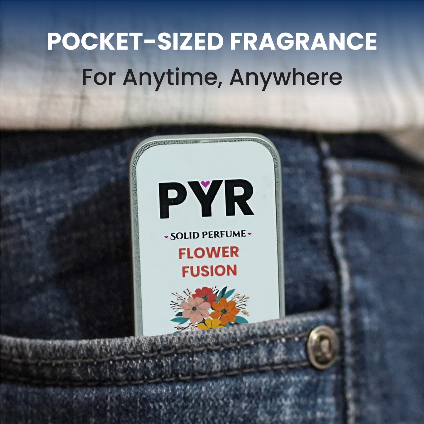 PYR - Flower Fusion Long-Lasting & Strong Fragrance - Solid Perfume