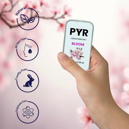 PYR - Bloom Long-Lasting & Strong Fragrance - Solid Perfume
