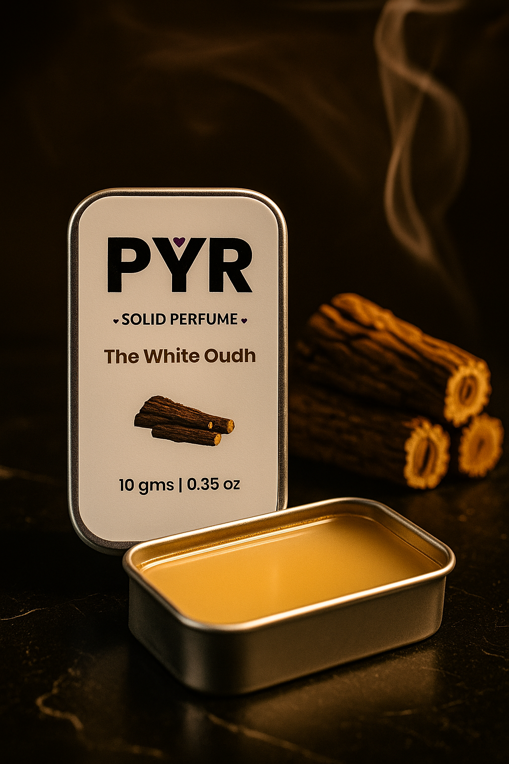 PYR - The White Oudh Long-Lasting & Strong Fragrance - Solid Perfume